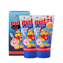 푸치 독일 어린이 저불소 칼슘치약 50ml, 2개