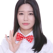 나비넥타이 리본타이 파티용품 의상소품 할로윈 레드, 단품