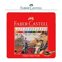 파버카스텔 유성 색연필 틴케이스 24색, 1개, 파버카스텔 유성 색연필 24색