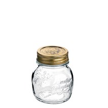 [보르미올리 콰트로 밀폐용기 0.15L]/쨈병/유리병/장아찌/락앤락/담금주/원두커피/에이드/피클/, 150ml, 1개