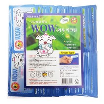 와우이크린 구강 청결티슈 100매, 100p