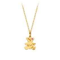 코지쥬얼리 14k 18k 아가곰 미아방지 목걸이, 14k 5푼체인 38cm