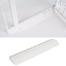 이지핏 안전문 받침대 문턱 받침대, 문턱받침대(화이트)