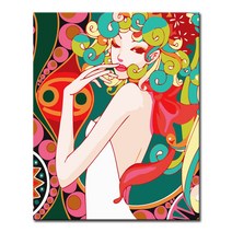 DIY캔버스페인팅 명화그리기, F32_패션레이디