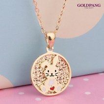 [골드팡] 14k/18k 미아방지 토끼띠 목걸이(당일도착) 아기 돌선물 유치원 입학선물 조카 아이 육아