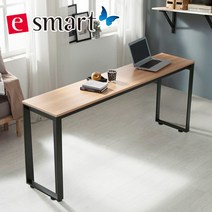 이스마트 스틸 테이블 1800x400 (사각다리), 상판:카페애쉬/프레임:화이트