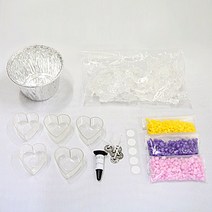 [더위치] [TWS-1842] 젤리양초 만들기 5명 set - 용기 자갈 향 랜덤 발송