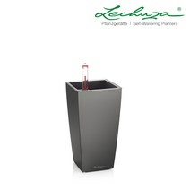 레츄자 미니 큐비코 화분 저면관수 세트, 그레이(무광)