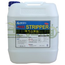 푸리스트립18.75L 초강력바닥왁스박리제 주차방바닥청소약품 세제 장판 고무타일 디럭스 아스타일 우레탄바닥청소약품 찌든때제거제, 1개, 18.75L
