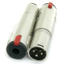 더블스피드 XLR 마이크 연결 변환 젠더 캐논잭, AH0016
