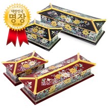 (2종)명품 나전 금장 목단기와 필함＋명함함(대한민국 명장 김용관작품)/선물로좋은나전칠기, 검