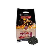 카본텍 파이어볼 야자숯 1kg, 1봉