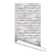 마이월플레이즈 접착식 포인트벽지 셀프 패브릭벽지 벽돌 월페이퍼 뮤럴벽지, 얀별 FW160822