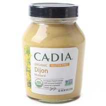 카디아 글루텐 프리 디종 머스터드 글루텐 프리, 1개, 227g