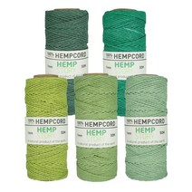 동서스토어 햄프끈 1mm(G) 면끈 매듭공예 포장용끈 팔찌만들기, 03.라이트그린(G)_270cm