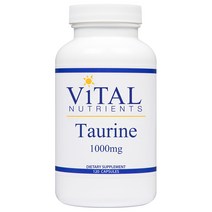 바이탈뉴트리언츠 타우린 1000mg 캡슐 글루텐 프리 무설탕, 120개입, 1개