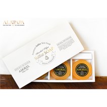 아모크엘 올가 설퍼 유황비누 목욕비누, 100g, 3개