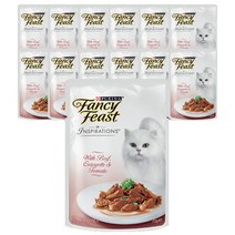 팬시피스트 인스퍼레이션 주식 파우치, 12개, 쇠고기