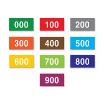 숫자띠라벨-DLS2/도서관 도서분류 숫자 스티커, 1장, 800