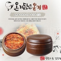 올댓리빙 냉장고용 김칫독 옹기항아리 (8리터 대) 황충길명장 전통예산옹기, 1개