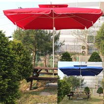 fs 2단파라솔직사각3000-2000큰우산, 파랑-300cm*200cm