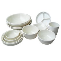 국산 멜라민식기, M3.[크림]멜라민원3절5P[대], 1개