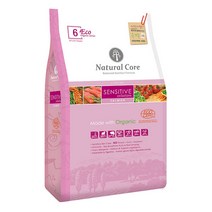 네츄럴코어 에코6 센시티브 연어 큰입자 강아지 사료, 생선, 10kg