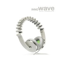 이노디바이스 이노웨이브 유선 헤드폰, INH-WAVE, 베이지