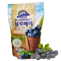 [상큼한 과일 본연의 맛과 향] 냉동 블루베리 1kg, 10개, 1