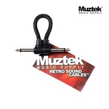 (지엠뮤직_케이블) Muztek RS-15 이페터케이블(15cm) RETRO SOUND CABLE 뮤즈텍 기타케이블, 단품
