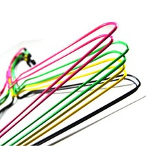 세탁소 철사 꽈배기 옷걸이 40cm 50개, 녹색, 50개입