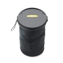 디포앤몰 접이식 차량용 미니 휴지통 자동차 쓰레기통 수납함, 1개