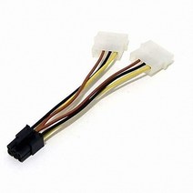 Aiolos IDE to PCIE 6핀 전원케이블 그래픽 전원케이블, 단일상품_W655063, 선택없음