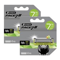 도루코 페이스7 II 7중 면도날, 4개입, 2개
