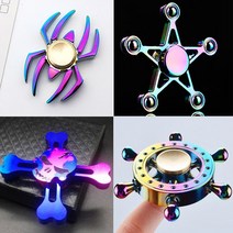그린마켓 뉴디자인 레인보우 샤이니 메탈 피젯 스피너 집중력 강화 GF014 fidget spinner, 12.피젯스피너 정품 2세대 슬림라인_핑크