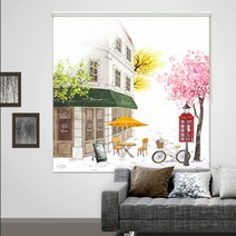 창문그리기 다양한 디자인 실사 롤스크린 맞춤제작