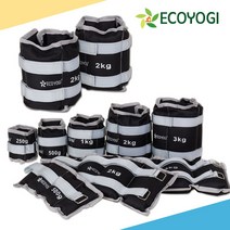 에코요기 모래주머니0.5kg-6kg 중량밴드, 1set, 2kg(1kgx2개)
