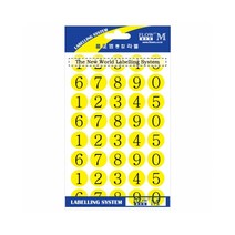 문구조아 [플로엠] 숫자스티커 10-306, $L63_숫자스티커 10-306