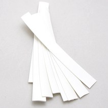 케이블마트 MACK 흰색 열 수축튜브 10파이 10mm-15Cm씩 21개 케이블, 21개입