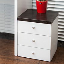 우드미가구 바오 3단서랍장 협탁, 웬지