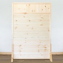 아이베란다 원목파티션 가로세로 2단 일체형 칸막이 가벽 사무실 거실 파티션, 600x1200mm(지지대별도)
