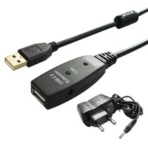 대원티엠티 USB2.0 리피터케이블 + 아답터 10m DW-USBEP, 1개