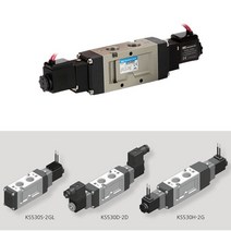 공압솔레노이드밸브(5포트)_KS530S_24V_(1EA), 6270692 KS530S