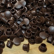 . 피스마개, 8mm피스캡 월넛 1봉=500개