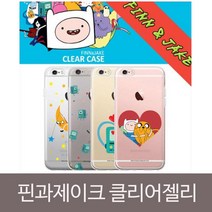 코쿼드 핀과제이크 클리어 젤리케이스, 아이폰6플러스 S