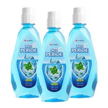 페리오 가글액 쿨링민트760ml, 3병, 760ml