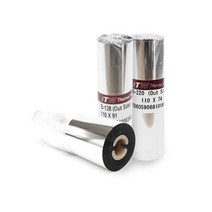 바코드리본 용지 B220 B128 하프지관 왁스 왁스레진, 왁스레진리본 B-128 110mm X 91M
