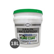 한진건설 마스터 원코트 친환경 수용성 탄성 도막 방수제 18L, 녹색, 1개