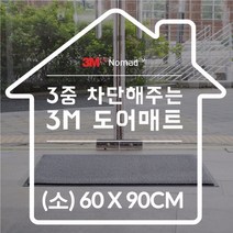 3M 노매드400 현관매트 도어매트, 그레이, 1개