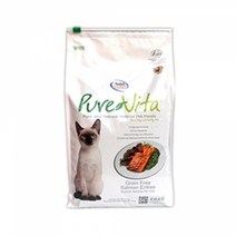 퓨어비타 캣 그레인프리 연어(전연령) 건식사료, 1kg, 1개